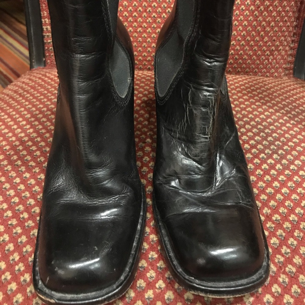 Women’s black ankle boots